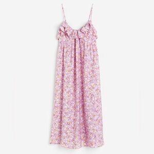 Ruffle Trim Maxi Dress